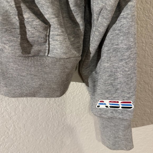 Adam Sellman Sport - Grey Cropped Zip Hoodie - Small - Picture 2 of 6